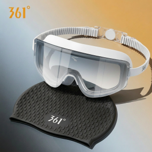 361° | Mens Myopia Large Frame Swim Goggles Degree
