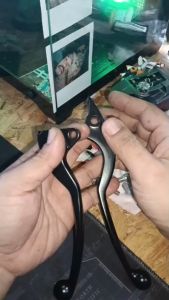 มือเบรคหน้าหลังเดิม สกูปี่ก้านมือเบรคเดิม รุ่น SCOOPY ปี2009/ZOOMER-X ( แยกจำหน่าย ) มือเบรคซ้ายขวา สีดำ ซูโม่เอ็ก งานหนาเกรดศูนย์