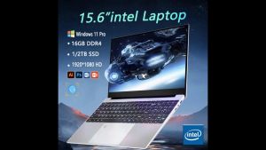 【รับประกัน 3 ปี + ซีโอดี】15.6-inch Windows 11 Pro laptop Intel 16GB RAM 1TB SSD office computer PC finger unlock laptop