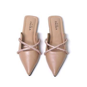 Palola JOVITA Sepatu Sandal Wanita Sendal Tali Kekinian Mules Selop Kasual Slip On Terbaru