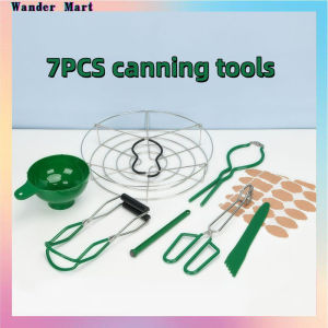 7PCS Can Tongs Clip Canning Jar Lifter Tongs with Grip Handle Canning Supplies Set kitchen Tools