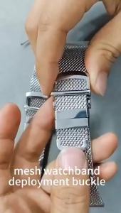 New 0.8Mesh Milanese Stainless Steel Watch Band 20mm 22mm for Seiko Bracelet for IWC Belt Universal Smartwatch Replacement Strap