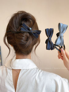 Kẹp Tóc Xoắn Một Bên Kiểu Bướm Thanh Lịch Cho Phụ Nữ Kẹp Tóc Cao Cấp Mới 2025 Phụ Kiện Tóc Búi Tóc Kiểu Cá Mập Mùa Thu