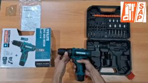 MODERN M-15 Mesin Bor Cordless Drill Baterai Tangan Beton Impact Tembok Charger Cas M15