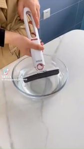 Cây lau dọn thông minh tự vắt GẤP GỌN MINI đa năng có đầu lau bằng bọt biển nhỏ gọn - cây lau kính xe nhỏ gọn - cây gạt nước