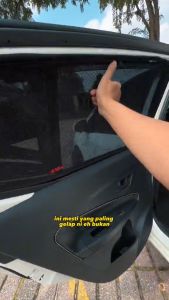 NISSAN SYLPHY B17 2012 - 2018 X5 MAGNET KUAT Sunshade Magnetik Sun Shade Pelindung Matahari Kereta SAMURAI SHADES [FREE]