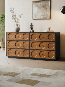 Vintage Solid Wood Storage Cabinet
