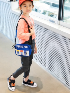 【พร้อมส่งจากกรุงเทพ】🚀รองเท้าผ้าใบเด็กผู้ชาย สีส้ม-เขียว แนบแม็กซ์(魔术贴) พื้นนุ่ม ใส่สบาย อายุ 4-13 ปี