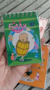 Sổ tay lò xo bỏ túi Funny 8x11cm ( 2 lớp bìa bìa cứng kèm bìa nhựa trong )