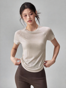 Breathable Lightweight Quick-Dry Slim Fit Merino Wool Sport Top