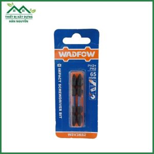 Mũi vít 2 đầu PH2+PH2 65mm WADFOW  WSV3K62 có nam châm bộ mũi bắt vít