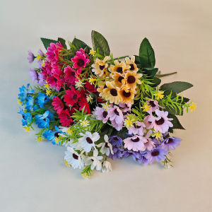 Tanaman Hias Bunga Artificial Daisy Tangkai Plastik Anti Layu Dekorasi Pajangan Rumah PBP231