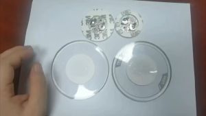 10pcs 6cm LED Acrylic Crystal LED Coaster Light LED Glass Coaster For Cocktail Kitchen Accessories