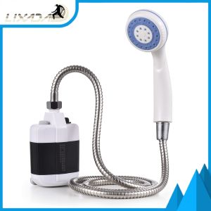 【100% Genuine】Lixada Portable Camping Shower Outdoor USB Rechargeable Electric Shower Pump for Camping Car Washing Gardening Pet Cleaning