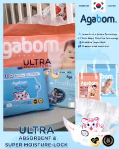 (M Size CARTON) Agabom Diaper Tape Dryper Agobom Diaper Agambom Pamper Diapers Baby Drypers Agabom Official Store Exp:28/10
