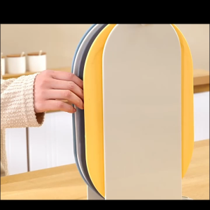🇸🇬 ReadyStock - TPU Chopping Board Holder For Cutting Board 4-Color Set With Rack Food Grade SGS Antibacterial 99% Anti-Slip Heat Resistant Kitchen Storage