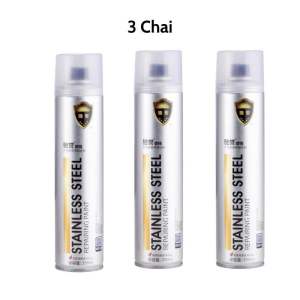 Sơn Bạc Mạ Crom Sơn Xịt Mạ Chrome Sáng Bóng 350ml - Chai Sơn Mạ Siêu Bóng-Sơn xe