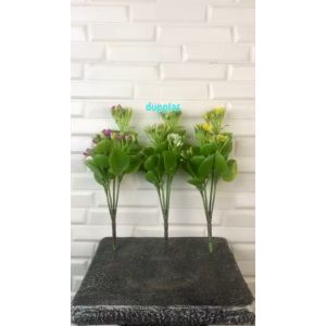 Tanaman Artificial Bunga Calandiva X4 Latex Dekorasi Ruangan Rumah