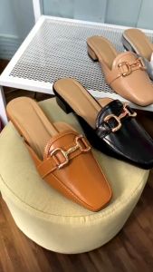 ZEMORA Caroline Mules Sandal Slip On Wanita Hak 3 Cm