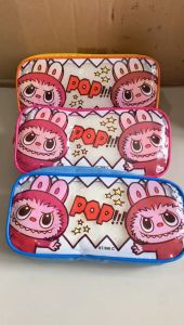 Tempat Pensil Kotak Pensil Shin Toeng Fancy Motif KARTUN LABUBU Lucu ST 566C Tempat Pensil + Resleting Zipper