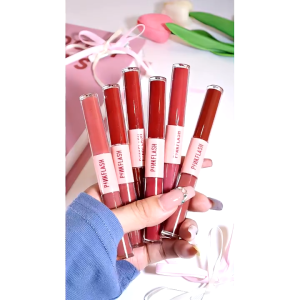 PINKFLASH Lipcream Ombre 2in1 DoubleSense Liquid Matte Lipstik Lightweight High Pigment Lip Cream