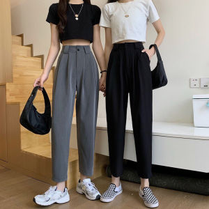 Casual Wide Leg Pants plus Size Womens Loose Fitting Slimming Trendy High Waist Metal Coated Fiber Composite Fabric