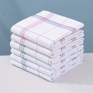 3/6 Pack Large Kitchen Dish Towels Super Absorbent and Soft Cotton Dishcloths Bright-Colored Tea/Bar Towels for Washing and Drying Dishes and Household Items