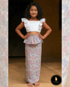 Traditional Lama Saree for small girls 2026 | Lanka Styles |Size S