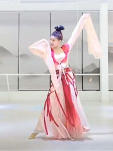 Classical Dance Performance Costume Womens Grand Banquet Song Dance Clothes Feng Shui Sleeve Han Tang Costume Large Skirt Drift Adult