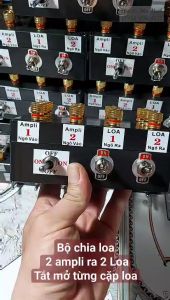 Bộ Chuyển Loa 3 Ampli Ra 1 cặp Loa chất lượng cao
