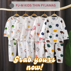 Kids Pyjamas Local Seller *THIN* Boy Girl Pajamas [PJ-M]