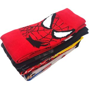 5 Pairs of Cartoon Men's Socks Combo & Women's Breathable Sports Cotton Socks