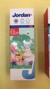 Jordan Toothpaste / Odol / Pasta Gigi Bayi dan Anak | Oral Care Toothpaste | Step 1 | Step 2 | HALAL MUI | Sesuai Rekomendasi Dokter Gigi Anak (0-5 years)(6-12 years)