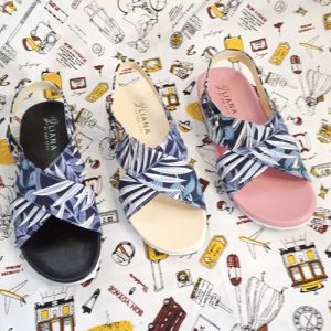 Sandal Birken Wanita Terbaru & Motif Daun Sandal Cewe Kekinian