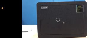 AEGLOC Digital Safe Box AEG-DSB-S216 | Fingerprint + PIN + Key | 2.5mm Steel Dual Bolt Alarm |