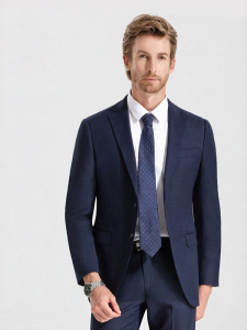 LANGDENG | Business Tapered Suit Two-piece