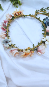 Ready Stock SG Leaf Twine Rainbow Multicolor Flower Crown Boho Flower Crown Hair Accessories