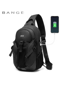 Large Capacity Sports Travel Mens Chest Bag Multifunctional Waterproof 11 Inch Diagonal Single Shoulder Crossbody Bag