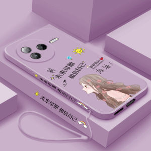 Ultra-Thin Liquid Silicone Soft Shell Case for Xiaomi RedmiK80Pro Womens Phone Cover Full Lens Protection Anti-Fall Fashionable Protection