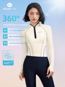 AQUAPLAY | Sun Protection Divable Separate Long Sleeve Swimsuit Women