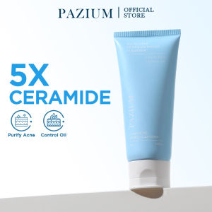 PAZIUM 5X Ceramide Gentle Facial Cleanser Oil-Control Anti-Acne Moisturizing Deep Cleaning Skincare Face (80g)