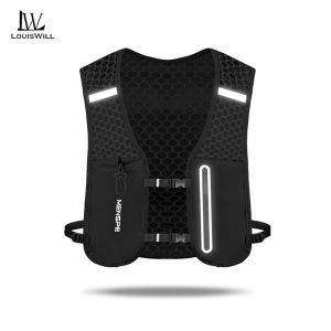 LouisWill Outdoor Sports Vest Bag Anti Splash Bicycle Riding Backpack Breathable Hiking Climbing Backpack Multifunctional Backpack Ultralight Bicycle Backpack Outdoor Water-repellent Bicycle Riding Bag With 500ML Water Pocket Can Hold Phone ≤ 7inch