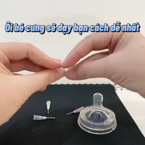 Dụng cụ đục lỗ núm ty kích to núm ty giúp sữa chảy thuận lợi hơn