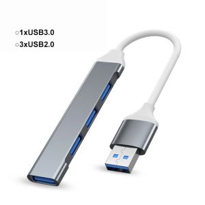 KEBIDUMEI USB 3.0 HUB 5Gbps High Speed 4 Ports USB C HUB USB Splitter OTG Adapter for Mouse Keyboard MacBook Pro Laptop Desktop