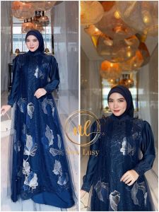 VIDLONA NEW LUSY M-XXL DRESS GAMIS MODE TERBARU TERLARIS BEST SELLER DAN REAL ORIGINAL