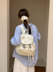 แฮนด์เมด สไตล์เกาหลี กระเป๋าสะพายไหล่คู่ไนลอนขนาดเล็กสําหรับผู้หญิง ลำลอง อ่อนเยาว์ นักเรียน กระเป๋าเป้สะพายหลัง หลากหลาย Bookbag ฤดูร้อน 2024 ใหม่