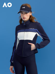 AO | Stand Collar Fitted Sport Jacket