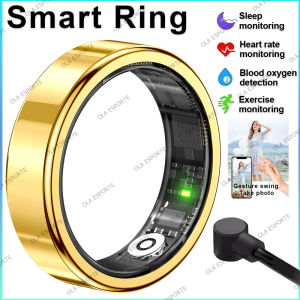 New Multi-Functional Smart Ring Women Men Camera Control Sports Heart Rate Sleep Health Fitness Fasion Ring for Android iOS R09
