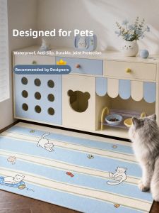 YUNHAOBUYI | Waterproof No-wash Cartoon Cat Placemat