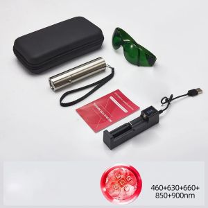 Red Light Therapy Wand Device for Body Relief Acne Treatment With 5 Wavelengths Near Infrared 900nm Light Therapy Skin Health